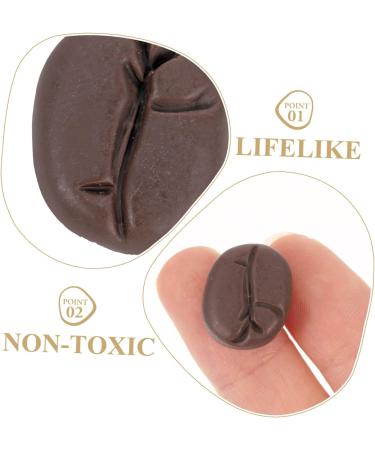 UPKOCH 250 Pcs Simulated Coffee Beans Coffee Beans Charm Market Food Toy Botanical Decor Bakery Photo Prop Photography Prop Coffee Bean Artificial Coffee Beans Toys Child Set Resin Cake - Buy Online on GoSupps.com