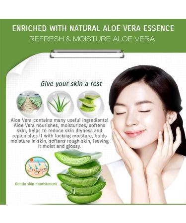 BIOAQUA 92% Aloe Vera Refresh Moisturizing Toner 120ml | Natural Plant Skin Care - Buy Online on GoSupps.com