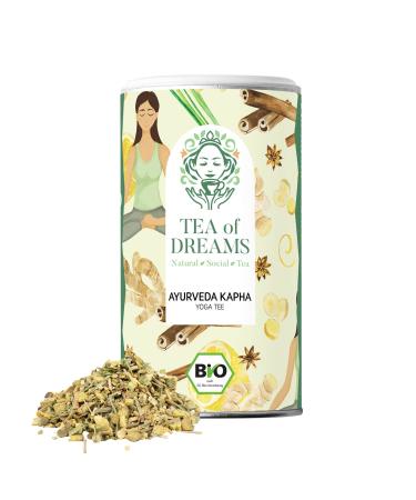 Tea of Dreams Organic Yoga Tea "Ayurveda Kapha" | with cardamom ginger licorice root | Loose Leaf Tea | 70 g