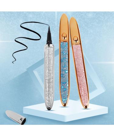 STOBAZA Lot de 2 Stylos Eyeliner Auto-Adh sifs Waterproof Effet Diamant Paillet Couleur Rose Perl Or Maquillage Yeux R sistant la Transpiration Contour Pr cis et Intense - Buy Online on GoSupps.com