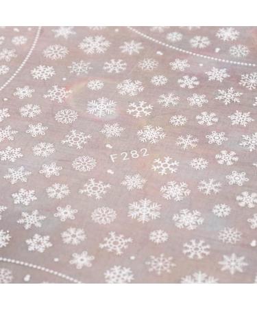 8 Sheets Christmas Nail Art Stickers Decals Self-Adhesive White Snowflakes Winter Nail Supplies Nail Art Design Decoration Accessories - Buy Online on GoSupps.com