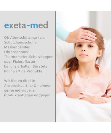 Exeta BPA-Free Protective Caps for ThermoScan - 80 Thin Membrane Ear Attachments for Adults & Children | Drumproof Fever Thermometer Cap - Buy Online on GoSupps.com