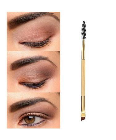 1PC Bamboo Handle Duo Eyebrow Brush & Mascara Comb - Eco-Friendly Makeup Tool for Women & Girls - Buy Online on GoSupps.com