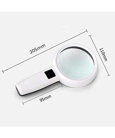 Portable Magnifier Ultra Clear Hand Held LED Lighting 30 Times Reading Optical ES for Reading Full of Stars - Buy Online on GoSupps.com