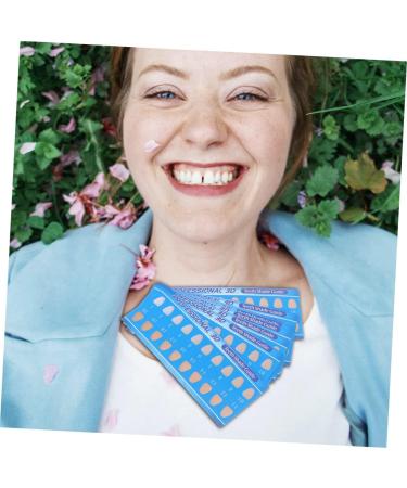 FRCOLOR 60 STK Tooth Coloring Card | Dental Color Guide for Whitening & Bleaching | Oral Care Tool - Disposable Teeth Color Key - 2 Pieces | Optimal for International Shipping - Buy Online on GoSupps.com