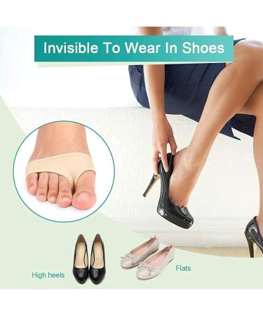 Forefoot Cushion Gel & Metatarsal Sleeves Soft Gel Foot Cushion for Morton s Neuroma Bunion Relief & Pain Relief - Buy Online on GoSupps.com