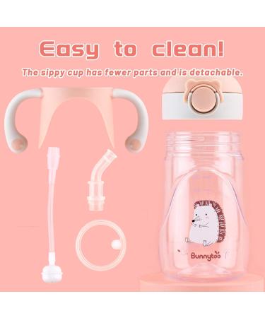 Bunnytoo Sippy Cup for Toddlers - 240ml | BPA-Free Silicone Spout | Leak-Proof | Suitable from 8+ Months | Night Trainer Cup - Buy Online on GoSupps.com