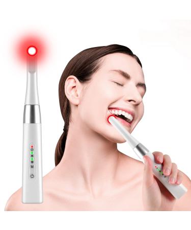 Red Light Therapy Device Cold Sore Fever Blister Cold Sore Treatment Promote Healing Pain Relief