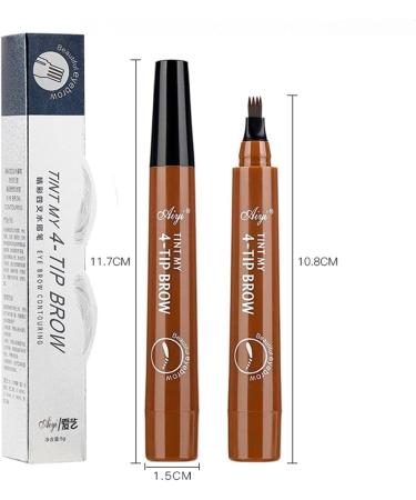 Glow Tulip Eyebrow Pen Lacisonpen Microblading Eyebrow Glow Tulip Eyebrow Pen Glow Tulip Natural Eyebrow Pen 4 Tip Microblade Eyebrow Pen (03) - Buy Online on GoSupps.com
