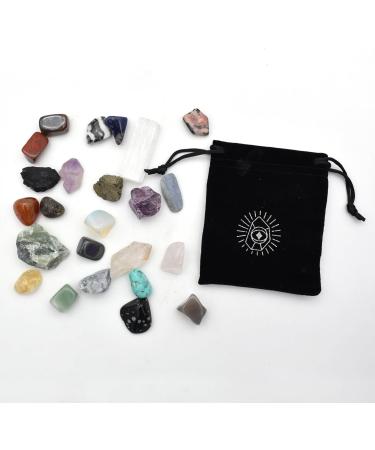 Take Care Cosmic Eye Advent Calendar | 24 Gem Healing Stones | Unique Christmas Gift Idea | Enhance Your Energy with Violet Gems - Buy Online on GoSupps.com