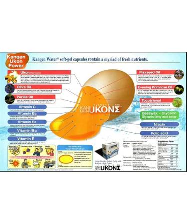 Kangen Ukon Turmeric by Enagic - 100% Organic Vegetarian Capsules - Buy Online on GoSupps.com
