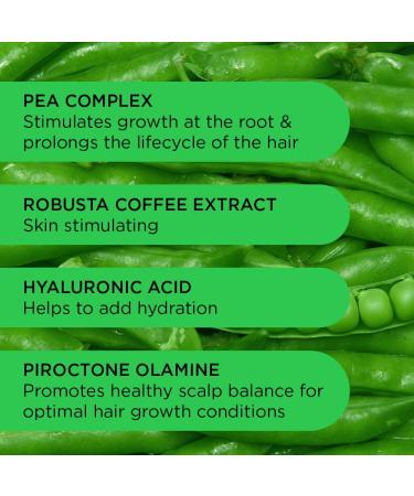Noughty 97% Natural Get Set Grow Shampooing paississant pour optimiser la sant du cuir chevelu stimuler les racines et favoriser la croissance des cheveux avec germes de pois de jardin biologiques - Buy Online on GoSupps.com
