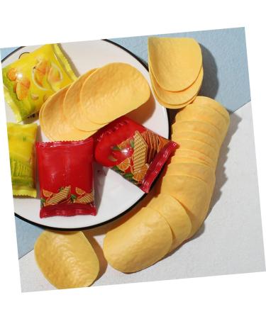  Mikinona Mikinona 30 Pieces Realistic Potato Chips Decoration Lifelike Simulation Snacks for Kitchen Photography Market Party Decoration Portable Artificial Vegetables Fruit Display - Buy Online on GoSupps.com