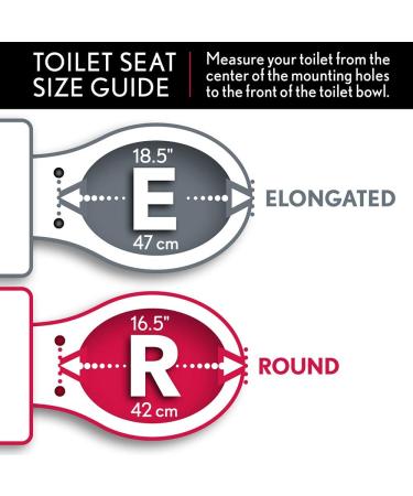 Mayfair 13EC 000 Soft Toilet Seat - Easy Removal, Round, White - 1 Pack - Buy Online on GoSupps.com