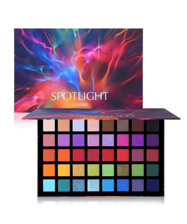 UCANBE Spotlight 40 Shade Eyeshadow Palette - Vibrant Colors for Stunning Eye Looks - Buy Online on GoSupps.com