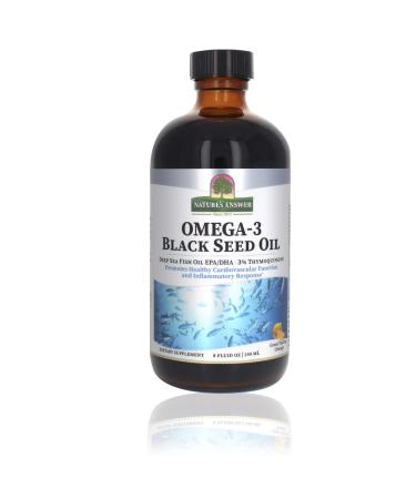 Nature's Answer Omega-3 with Black Seed Oil  Orange 8 fl oz (240 ml)