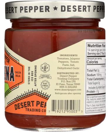 Desert Pepper Trading Cantina Salsa Mild Red - 16 Oz | Flavorful & Fresh - Buy Online on GoSupps.com