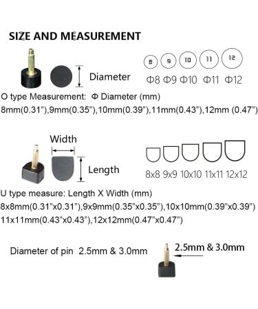 UNIKSTEP 20 Pairs High Heel Tips for Women's Shoe Repair - U Shape Non-Slip Replacement Caps - Buy Online on GoSupps.com