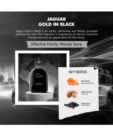 Jaguar Gold In Black by Jaguar Eau De Toilette Spray 3.4 oz for Men - Buy Online on GoSupps.com