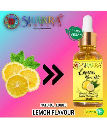 Yoni l Lemon Organic Body Massage Oil - Vegan Travel Size | Refreshing Fragrance pH Balanced & Moisturizing - Buy Online on GoSupps.com