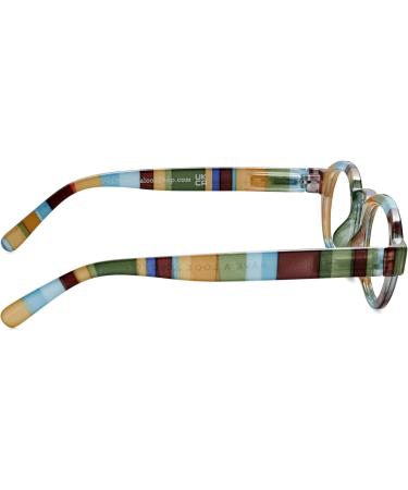 High-Quality Circle Reading Glasses for Men & Women - Flexible Light Danish Design - 2.5 Diopters - Buy Online on GoSupps.com