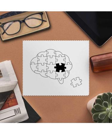 Buy 2 x Thought Bubble Jigsaw Microfiber Lens & Eyeglass Cleaning Cloths - International Shipping Available - Buy Online on GoSupps.com