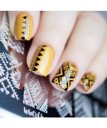 Whats Up Nails B009 Lost in Aztec Stamping Plate - Nail Art Design Essential - Buy Online on GoSupps.com