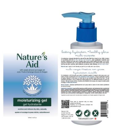 Nature's Aid Moisturizing Skin Gel - 125 ml | Hydrating & Soothing | International Shipping Available - Buy Online on GoSupps.com