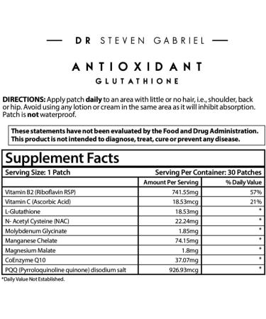 Dr. Steven Gabriel Glucosamine Topical Patch | Doctor Formulated Joint Relief | Improve Flexibility & Chondroitin - 30 Day Supply | International Shipping Available - Buy Online on GoSupps.com
