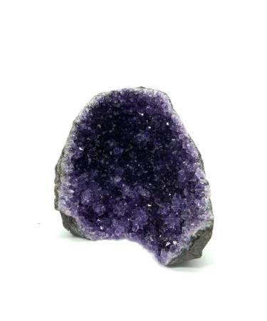 400g-1000g Natural Crystal Geode Amethyst Cluster Free Form for Stones 1pc Suitable for Home HOMEZHOU (Color : 1pc 400g-500g)