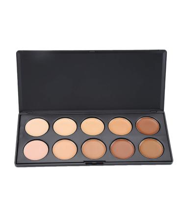 Vodisa 10 Colour Makeup Contour Palette-Cream Concealer Kit- Blemish Face Contouring Highlighter Palette- Sleek Cosmetics Professional Base Foundation Beauty Make up Cream Makeup Blemish Pallet