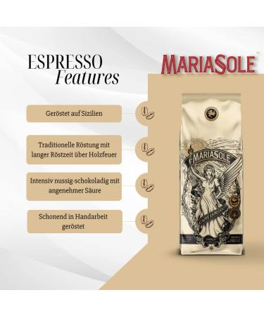 Mariasole Caff Espresso E.S.E Pads - Premium 50 Pack 7g | Traditional Wood Fire Roasted Coffee with Chocolate Nutty Citrus & Caramel Flavors - Buy Online on GoSupps.com