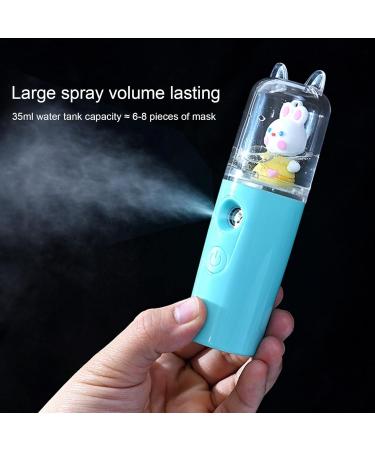 Face Mister - Handy Handheld Portable Facial Nanoes Mister Sprayer - Face Facial Sprayer for Skin Care Refreshing Revitalizing & Soothing - Face Steamer for Daily Use Utoya Blue - Buy Online on GoSupps.com