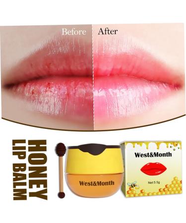 Beavorty Moisturizing Lip Mask Honey Lip Balm Lip Moisturizing Mask Sleeping Lip Mask Overnight Lip Mask Night Mask Lip Care Pads Mask for Women Lip Care Mask Month Lips Miss - Buy Online on GoSupps.com