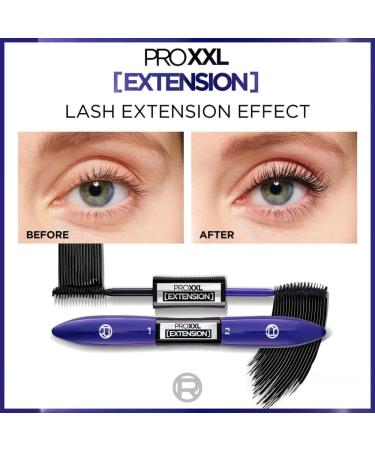 2 x L'Oreal Paris Pro XXL Extension 2 Step Mascara - Black - Buy Online on GoSupps.com