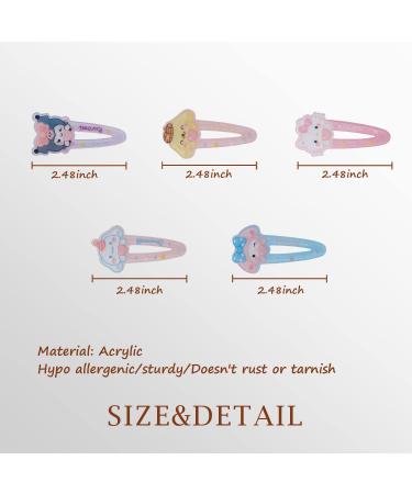 10PCS Kitty Cat Hair Clips - Cute Cartoon Hairpins for Women and Girls - Buy Online on GoSupps.com
