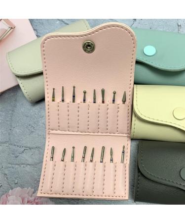 Beavorty Protective Sleeves Kutuzov Mikaberidze Nail Drill Bits Holder Nail Drill Bit Storage Container Folding Storage Bags Nail Drill Bits Storage Drill Bit Holder for Nails Nail Holder Pink - Buy Online on GoSupps.com