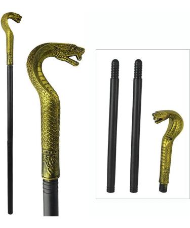AOVNA 2 Pieces Medusa Costume Accessory Snake Headpiece Golden Snake Sceptre Medusa Headband for Dress Up Halloween Role-playing - Buy Online on GoSupps.com