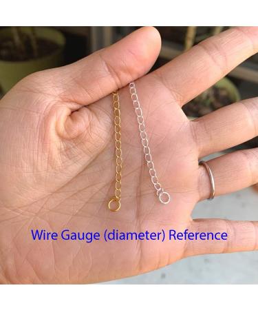 Adabele 925 Sterling Silver 2 Chain Extender | Removable Adjustable Extension for Necklace Anklet Bracelet - SS303-2 - Buy Online on GoSupps.com