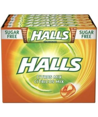 Halls Mentholyptus Citrus Sugar Free Stick Pack std (Pack of 20) - Buy Online on GoSupps.com