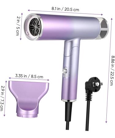 OHPHCALL Foldable Hair Dryer Travel Blow Dryer Small Travel Hair Dryer Small Hairdryer Small Hair Dryer Abs - Buy Online on GoSupps.com