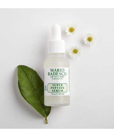 Mario Badescu Anti-Aging Face Serum Duo - Vitamin C & Super Peptide Vitamin C Peptides & Hyaluronic Acid Targets Fine Line & Wrinkle for Radiant Smooth Skin (1 Fl Oz Each) - Buy Online on GoSupps.com