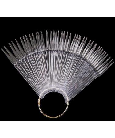 Lurrose Nail Display Card - 100PCS Nail Tip Palette Board & Color Display Plastic Polish Board for Perfect Nail Art Showcase - Buy Online on GoSupps.com