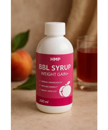 BBL Sirop - Sculpter Fesses & Hanches | Stimule l'App tit & Prise de Poids Cibl e | Formule Naturelle Avanc e avec Maca Fenugrec Kigelia | 200ml - Buy Online on GoSupps.com