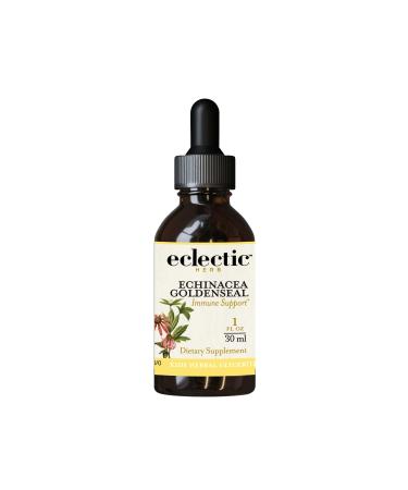 Eclectic Herb - Echinacea Goldenseal Kids Orange Flavored | Liquid Drops | Seasonal Immune Support | Vegan Non-GMO Gluten Free Alcohol-Free (1 fl oz | 30 ml) Yellow 1 Fl Oz (Pack of 1)