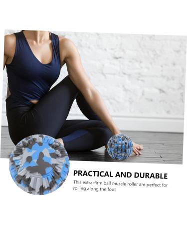 Beavorty Yoga Ball Massage Device - Ceramic Toothbrush Holder & Foot Exercise Fascia Ball for Muscle Relief | Fitness Scooter & Massage Gauge - Buy Online on GoSupps.com