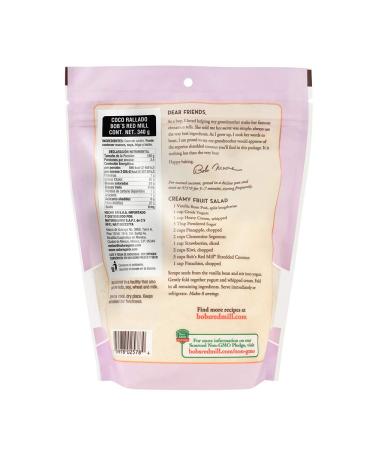 Bob's Red Mill Unsweetened Shredded Coconut 12 oz - Gluten-Free & Vegan - Buy Online on GoSupps.com