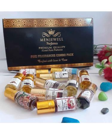 Men..jewell Men Attar Gift Pack Of 12| Attar Liquid Combo| Floral Attar| Attar Gift Pack For Him| Gift For Him (Floral Citrus Woody Fragrance) 36Ml (12 * 3Ml) - Buy Online on GoSupps.com