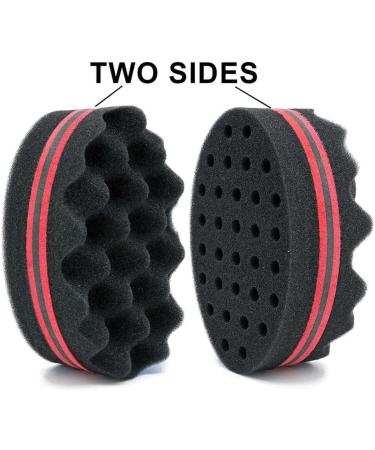 dijiusidy 2 Pieces Brush Barber Twist Sponge Hair Sponge Convenient Different Hairstyles Wear-resistant Stable Brush for Travel Men - Buy Online on GoSupps.com