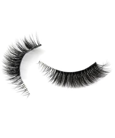 Clear Band Russian Volume Fluffy Strip Lashes - 10 Pairs of Naturally Wispy D Curl False Eyelashes | Htal09 - Buy Online on GoSupps.com